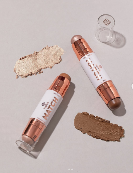 Хайлайтер и контур-стик для лица Bogenia Match Stick Highlighter & Contour BG656 № 001 - изображение 6