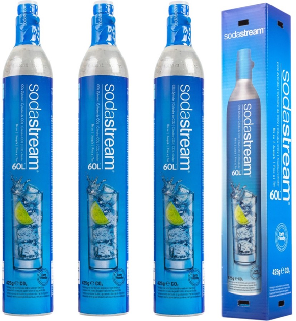 Cylinder CO2 do saturatora Sodastream CO2 Bottle 60L 3 szt (CO2X3) - obraz 1