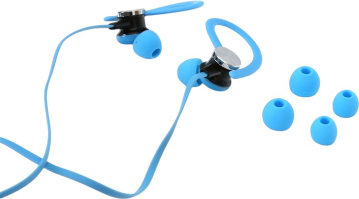 Навушники Platinet Sport Earphones + Armband Blue (PM1070BL) - зображення 3