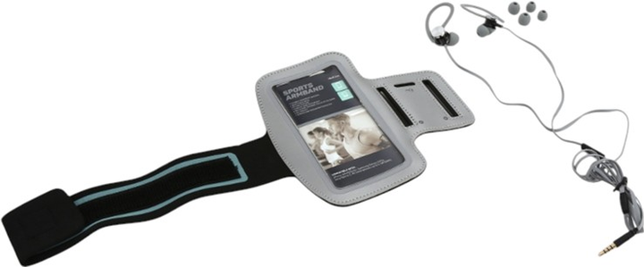 Навушники Platinet Sport Earphones + Armband Grey (PM1070GR) - зображення 3