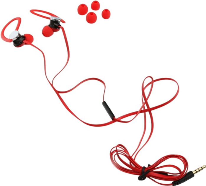 Навушники Platinet Sport Earphones + Armband Red (PM1070R) - зображення 1