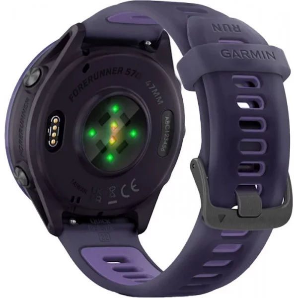 Смарт-годинник GARMIN Forerunner 570 47mm Indigo Aluminium w. Translucent Imperial Purple/Indigo Band (010-02971-02) - Фото 8 Смарт-годинник GARMIN Forerunner 570 47mm Indigo Aluminium w. Translucent Imperial Purple/Indigo Band (010-02971-02) - зображення 8