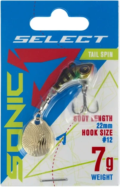 Тейл-спинер Select Sonic 7.0g #13,1870.78.25 - Фото 2 Тейл-спинер Select Sonic 7.0g #13,1870.78.25 - изображение 2