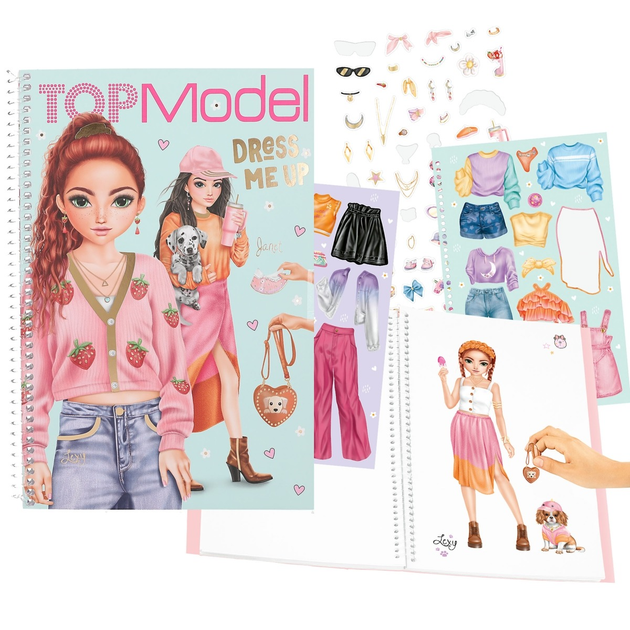 Zestaw kreatywny Depesche Dress Me Up Big Top Model z naklejkami 13486A (4010070699673) - obraz 2