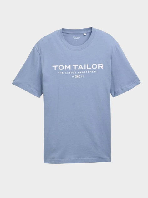 Футболка Tom Tailor Printed T-shirt L Синій 1045773-37533 - зображення 3