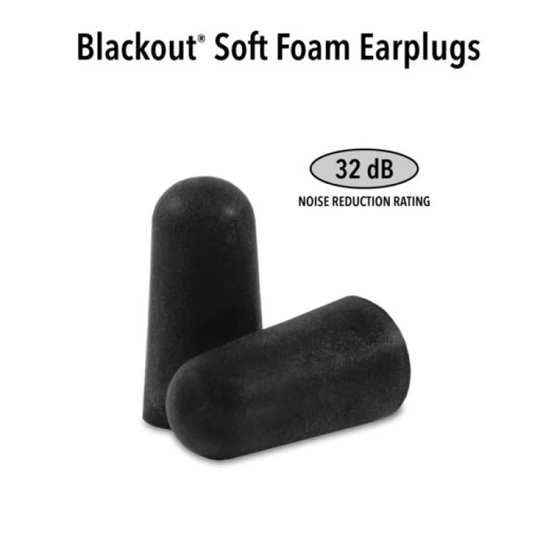 Беруши MACK`S Blackout Foam защита от шума до 32 дБ 7 пар с контейнером 11863 - изображение 3