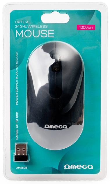 Mysz Omega OM260B Wireless Black - obraz 6