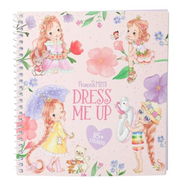 Zestaw kreatywny Depesche Dress Me Up z naklejkami Princess Mimi 13577A (4010070702465) - obraz 1