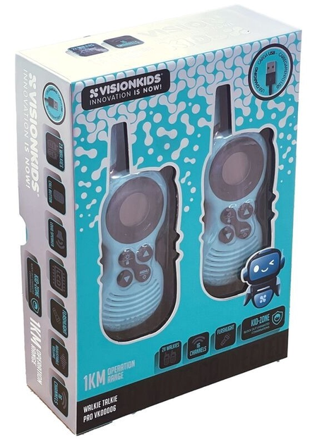 Рації Kids Euroswan Pro Vision Kids 2 шт VK00006 (8435507886000) - зображення 1