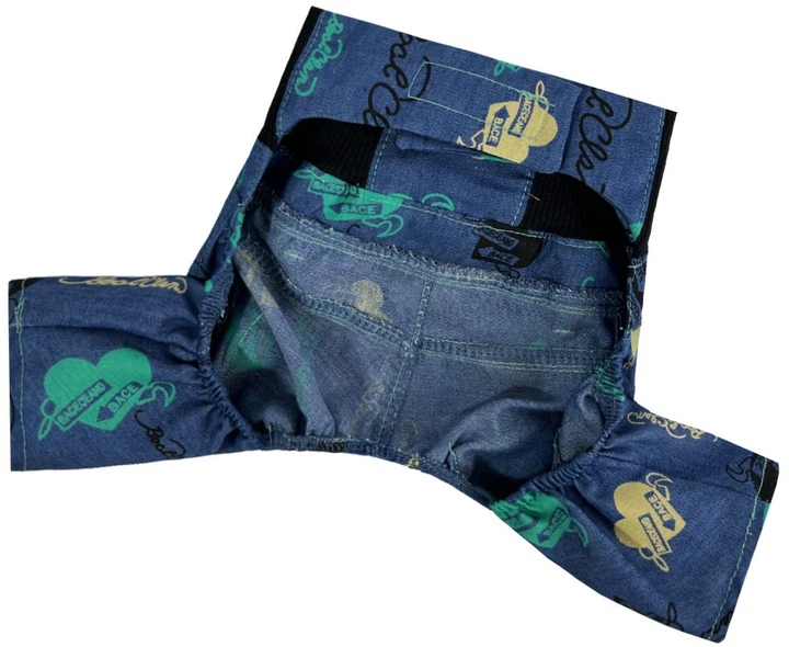 Джинси серця Dogs Bomba V-11/4 Сині (V-11/4) - зображення 2