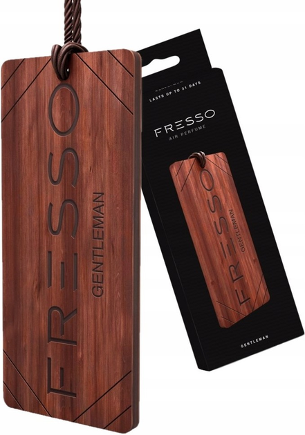 Zapach do samochodu Fresso Gentleman perfumy 50 ml + zawieszka (5903282159082) - obraz 2