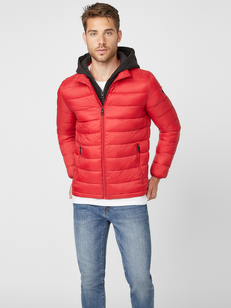 Куртка демісезонна чоловіча Guess X0RL11WDRR0 L Червона (7618483369083) (955555905202428) - Уцінка - зображення 1
