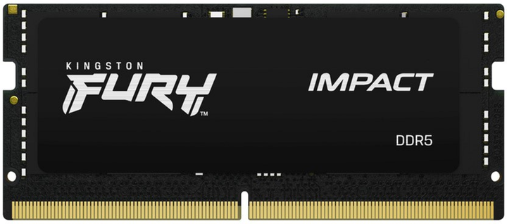 Pamiec Kingston Kingston Fury SODIMM DDR5-4800 32768MB PC5-38400 (Kit of 2x16384) Impact Black (KF548S38IBK2-32) (955555907105918) - Outlet - obraz 2