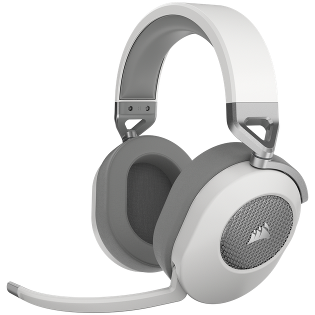 Геймерські бездротові навушники Corsair HS65 Wireless / Bluetooth 5.2 / Швидка зарядка / Білі (CA-9011286-EU2) Б/В - зображення 3