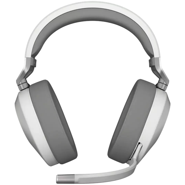 Геймерські бездротові навушники Corsair HS65 Wireless / Bluetooth 5.2 / Швидка зарядка / Білі (CA-9011286-EU2) Б/В - зображення 4