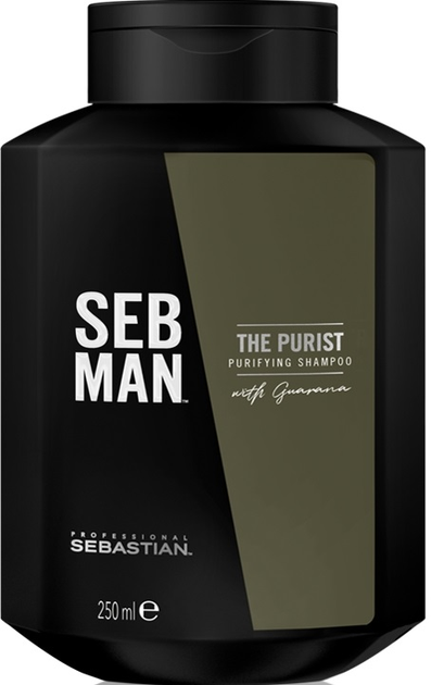 Szampon przeciwłupieżowy Sebastian Professional Seb Man The Purist dla mężczyzn 250 ml (4064666302461) - obraz 1