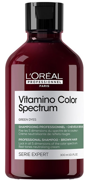 Шампунь L’Oreal Professionnel Paris Vitamino Color Spectrum Green для темно-каштанового і чорного волосся 300 мл (3474637268213) - зображення 1