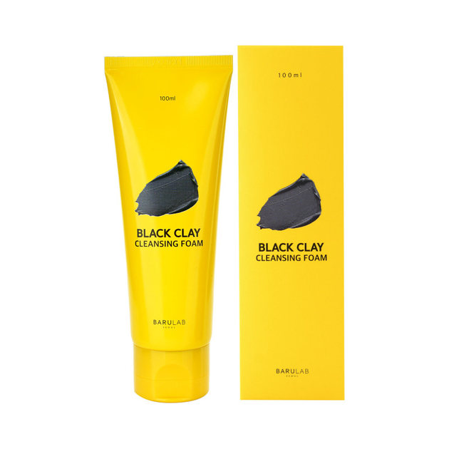 Pianka oczyszczająca do twarzy Barulab z czarną glinką 100 ml (8809420800274) - obraz 1