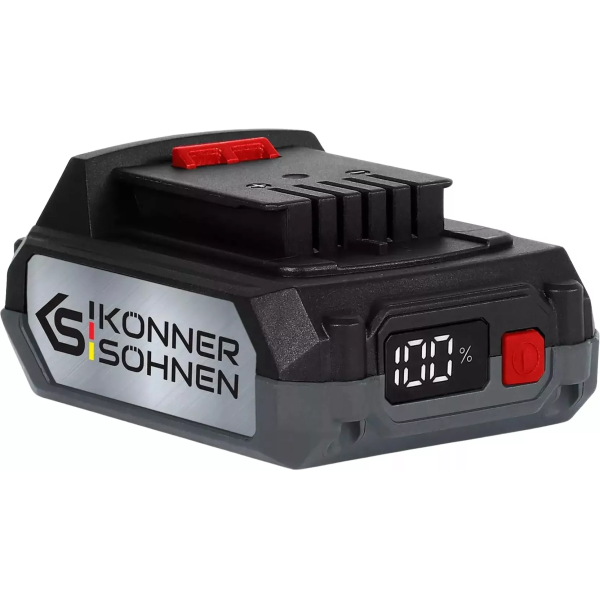Акумуляторна батарея Konner & Sohnen KS 20V2-1 (20 В, 2 А*год, Li-Ion) - Фото 1 Акумуляторна батарея Konner & Sohnen KS 20V2-1 (20 В, 2 А*год, Li-Ion) - изображение 1