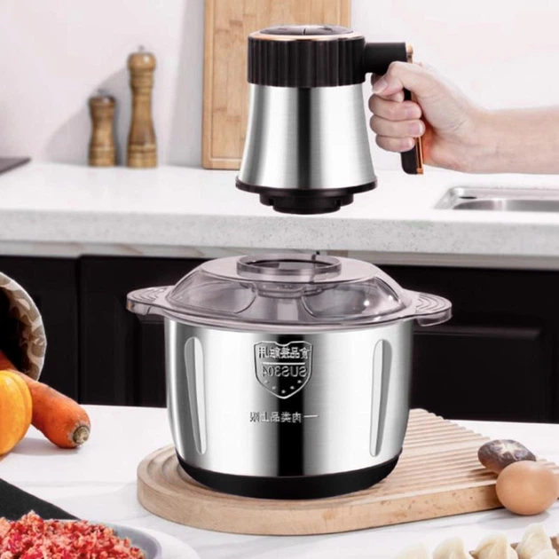 Измельчитель электрический НМ-8848 Hoffmans Electronics 1800Вт с металлической чашей 5л универсальный чоппер - изображение 2