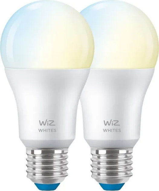 Zestaw inteligentnych żarówek WIZ Wi-Fi Bulb A60 E27 8 W 2 szt. (929002383532) - obraz 2
