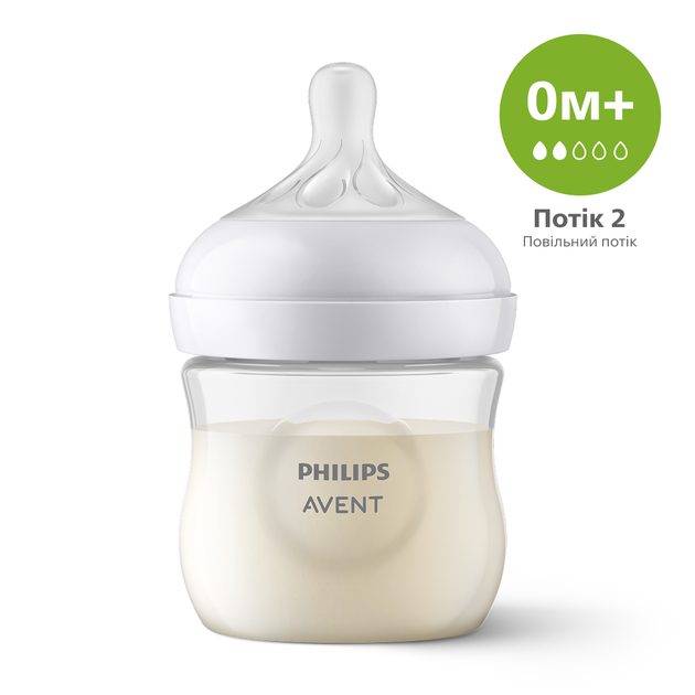 Пляшечка для годування Philips AVENT Natural Природний потік 125 мл (SCY900/01) - зображення 2