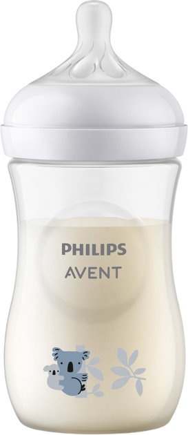 Пляшечка для годування Philips AVENT Natural Природний потік Коала 260 мл (SCY903/67) - зображення 1