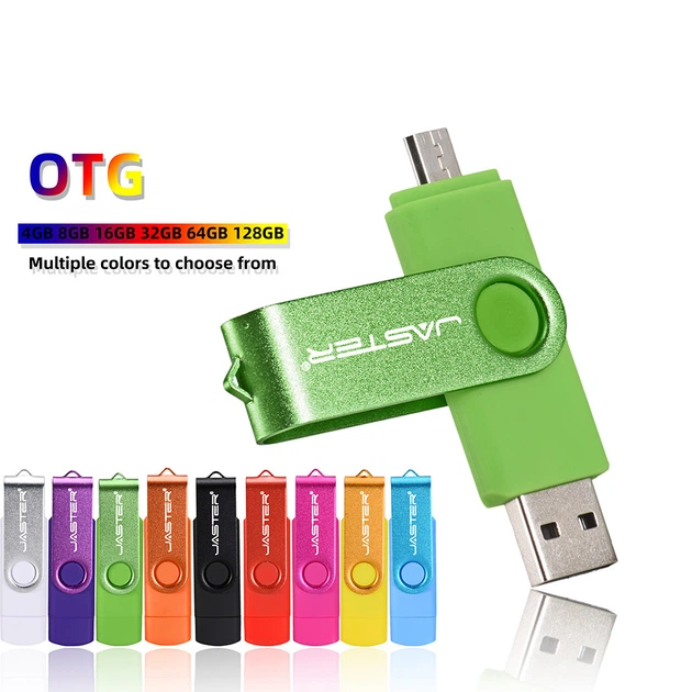 Флешка Jaster 64 Gb 2.0 OTG USB Flash Drive флешнакопичувач. В подарунок перехідник Type C - зображення 3