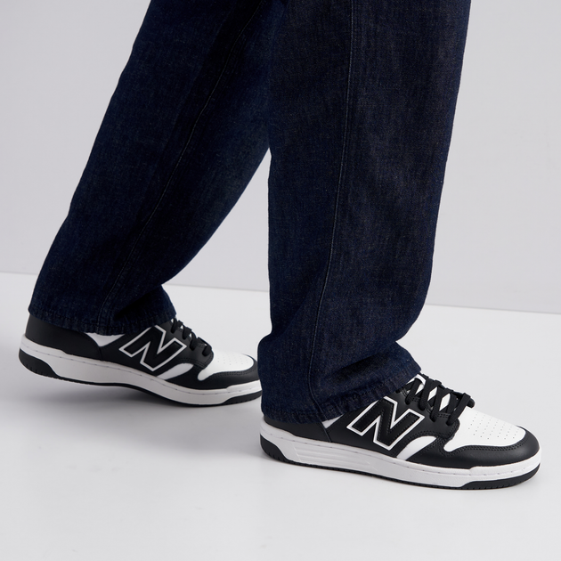 Sneakersy damskie New Balance 480 BB480LBA 38 (5.5US) Czarne (196652948248) - obraz 2