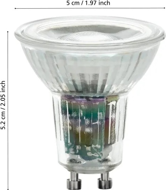 Світлодіодна лампа Eglo 5W 230V 3000K GU10 (9008606228744)   - зображення 3