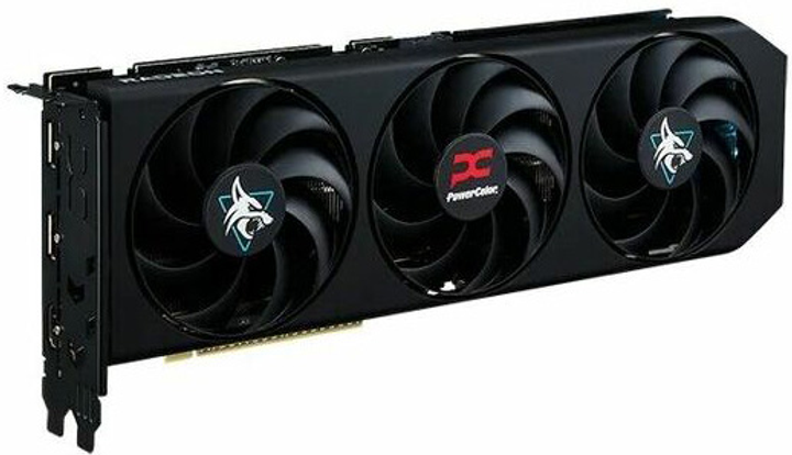 Відеокарта Powercolor PCI-Ex Radeon RX 9060 XT Hellhound OC 16 GB GDDR6 (128bit) (3310/20000) (HDMI, 2 x DisplayPort) (RX9060XT 16G-L/OC) - зображення 2