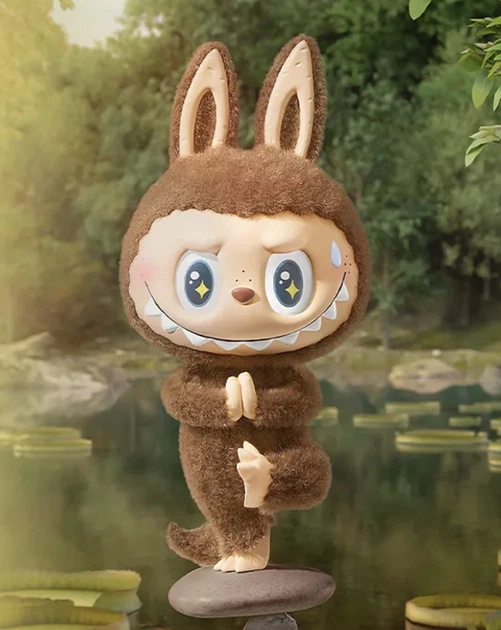 Фигурка Labubu Монстры Ленивая Йога Blind Box The Monsters Lazy
