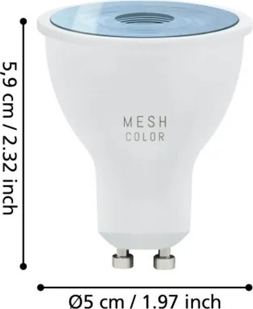 Inteligentna żarówka Eglo Smart Bulb Connect-Z GU10 (9002759122515) - obraz 3