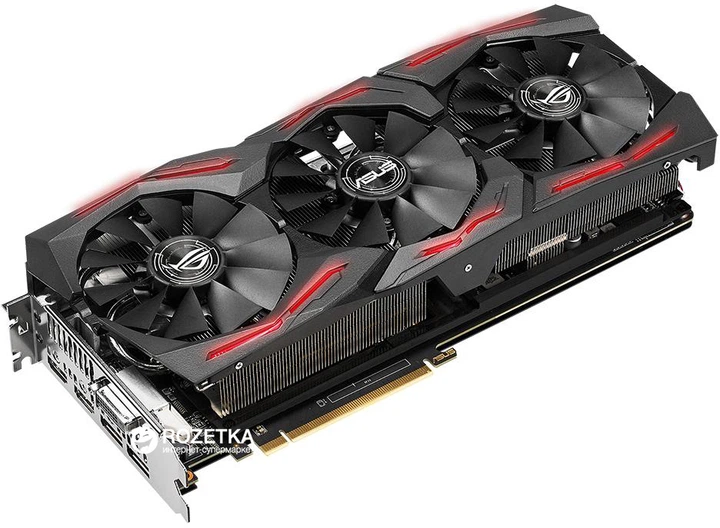 Видеокарта Asus PCI-Ex Radeon RX Vega 64 8192MB HBM2 (2048bit