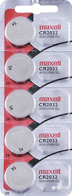 Baterie litowe Maxell CR2032 blister 5 szt (18586300) - obraz 1