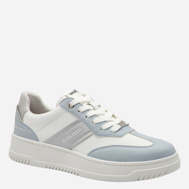 Sneakersy damskie na platformie s.Oliver OLI23623-43-830 38 Błękitne - obraz 2