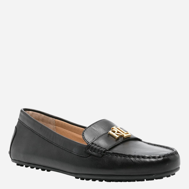 Mokasyny damskie skórzane Lauren Ralph Lauren lrl802925635001 39.5 (9.5US) Czarne (3616534480583) - obraz 2