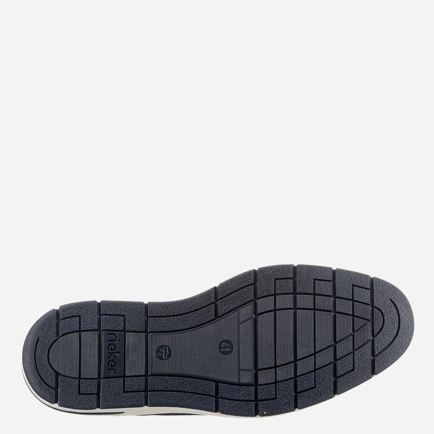 Sneakersy męskie do kostki RIEKER RIE11351-14 47 Niebieskie - obraz 6