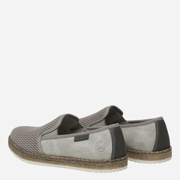 Чоловічі еспадрильї RIEKER RIEB5265-43_CO 45 Сірі (4060596196613) - зображення 3