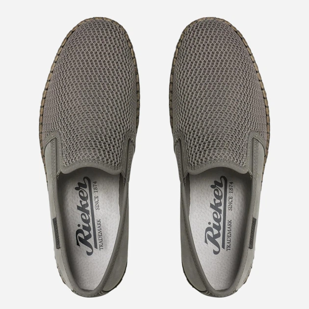 Чоловічі еспадрильї RIEKER RIEB5265-43 41 Сірі (4060596196576) - зображення 4