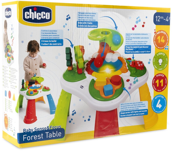 Дитячий інтерактивний стіл Chicco Лісові друзі (8058664177103) - зображення 1
