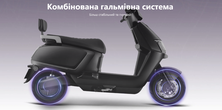 Электроскутер GTM Volt 1500 Вт 72V 23 Аг - Фото 9 Электроскутер GTM Volt 1500 Вт 72V 23 Аг - изображение 9