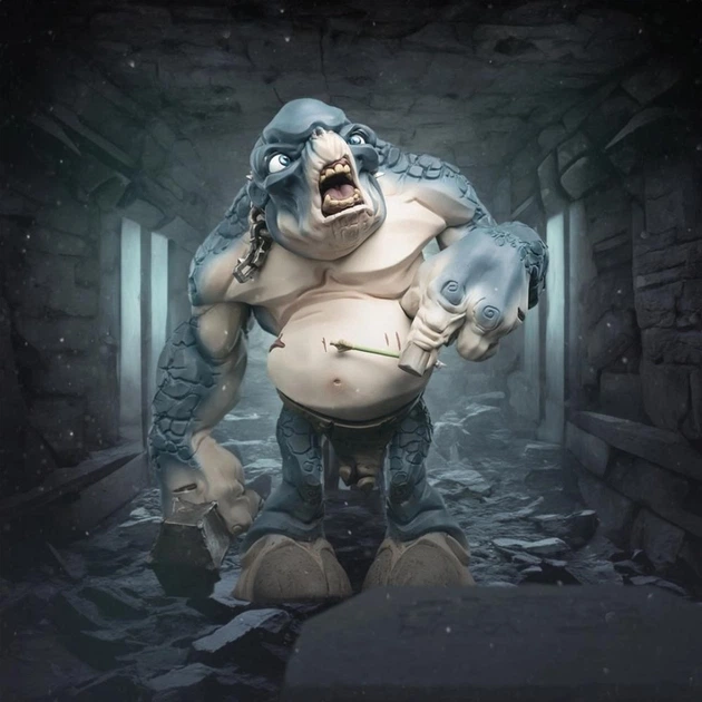Фігурка Weta Workshop LORD OF THE RINGS Cave Troll - Mini Epics (Володар перснів) (9420024742785) - зображення 9