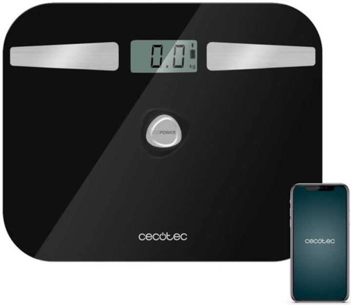 Ваги підлогові Cecotec Precision EcoPower 10200 Чорні (4255) - зображення 1