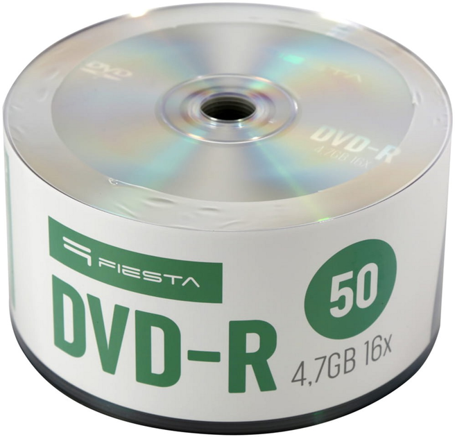 Dyski Fiesta DVD-R 4.7GB 16X 50 szt (FD1650-) - obraz 1