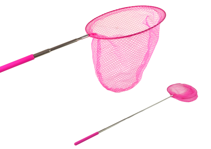 Siatka na motyle LEAN Toys składana teleskopowa 85 cm Różowa (5905515355100) - obraz 3