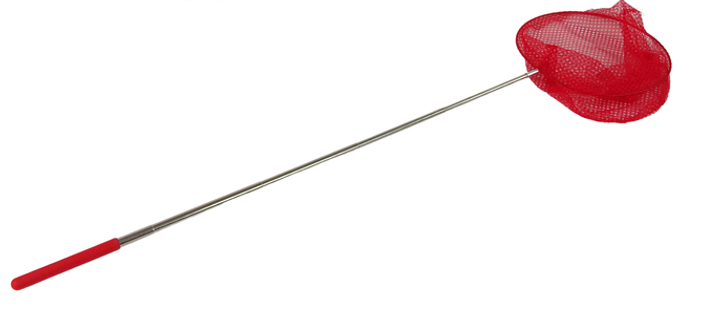 Siatka na motyle LEAN Toys składana teleskopowa 85 cm Czerwona (5905515355094) - obraz 1