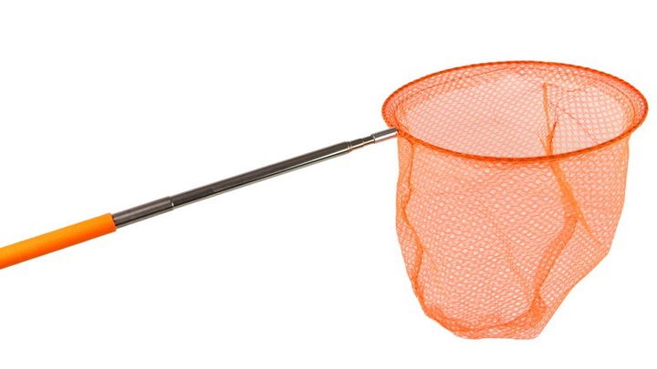 Siatka na motyle LEAN Toys składana teleskopowa 85 cm Pomarańczowa (5905515355070) - obraz 2