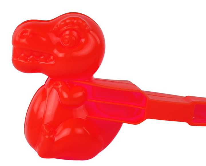 Maszynka do robienia śnieżek LEAN Toys Śnieżkomat Dinozaur Czerwona (5905991007531) - obraz 5