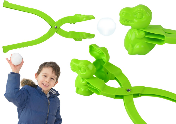 Сніжколіп для ліплення сніжок LEAN Toys Динозавр Зелений (5905991007562) - зображення 5
